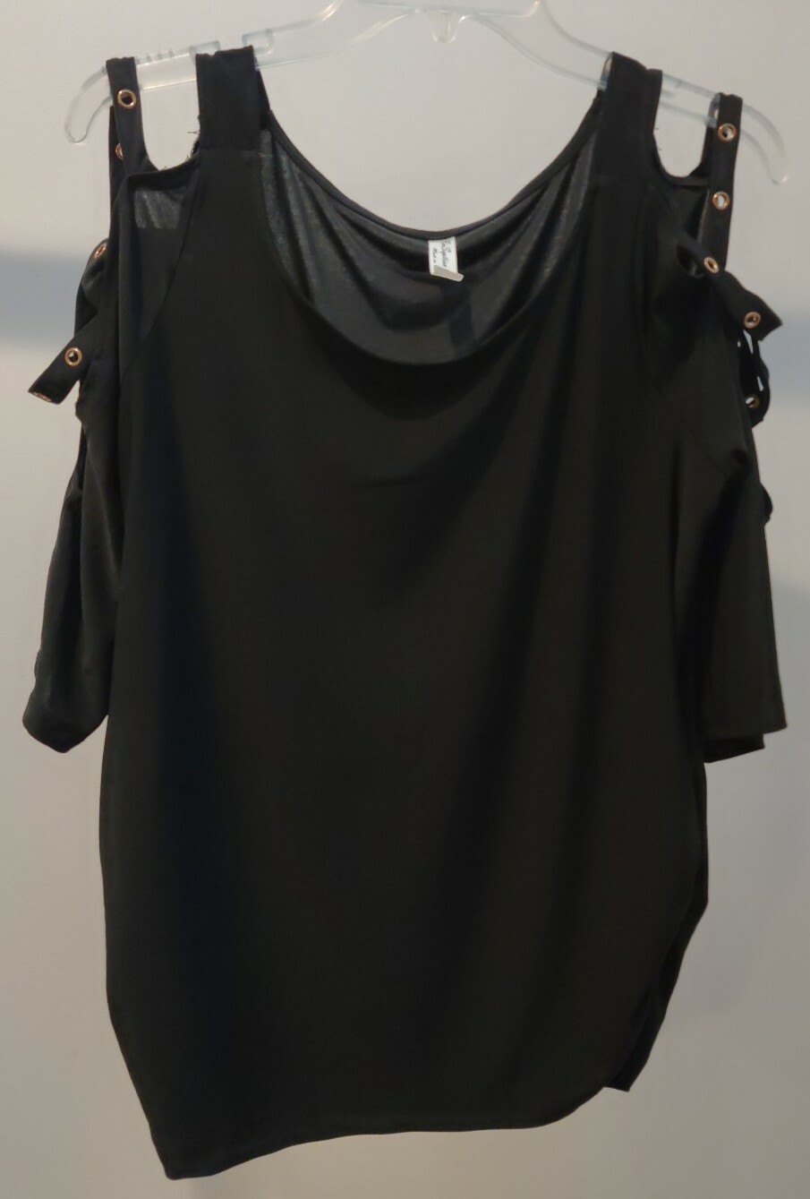 PerSeption Concept Black Blouse M - image 1