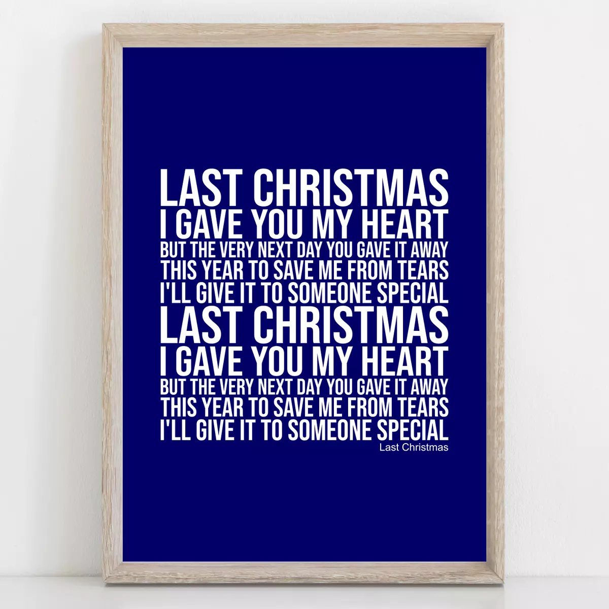 Last Christmas I Gave You My Heart Lyrics Last Christmas I Gave You My Heart