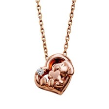 PEANUTS Snoopy Heart silver necklace PNT-N002PG Japan limited New