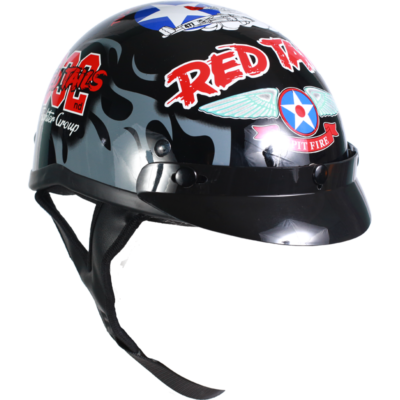 Tuskegee Airmen Red Tails Motorcycle Helmet Open Face US. Air Force Helmet | eBay Tuskegee Airmen Red Tails Motorcycle Helmet Open Face US. Air Force Helmet | eBay