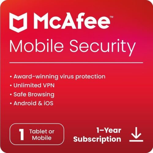 McAfee Mobile Security 2025 Antivirus Android iPhone iOS 1 Gerät 1 Jahr inkl. VPN - Bild 2 von 6