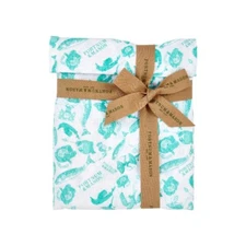 Fortnum & Mason Organic Cotton Wicker Hamper Liner- Small NWT