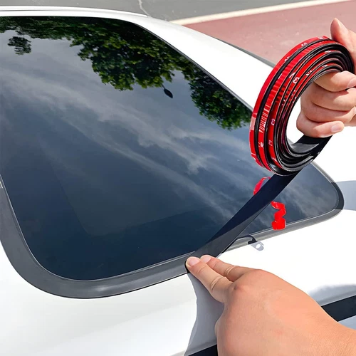 5.2M Car Windshield Guards Body Trim Strip Molding Door Window Protect Embellish - Picture 3 of 20