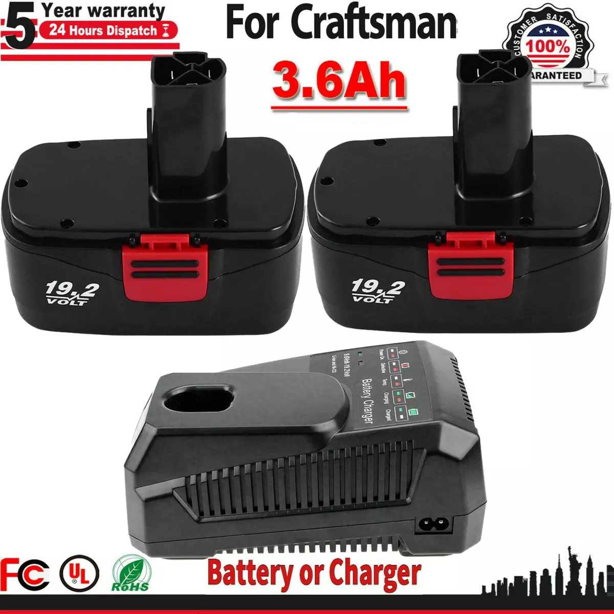 Craftsman 19 2 volt battery sales