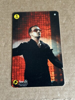 MUSTERKARTE U2 BONO TELEFONKARTE SWIFT NEU SEHR SELTEN!
