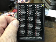 1994 DC COMIC MASTER SERIES # 90 CHECKLIST