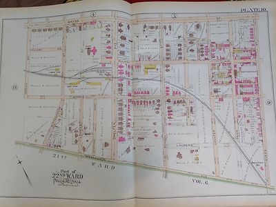 ORIG 1889 GERMANTOWN ALDEN PARK MANOR POTTER'S FIELD PHILADELPHIA PA ...
