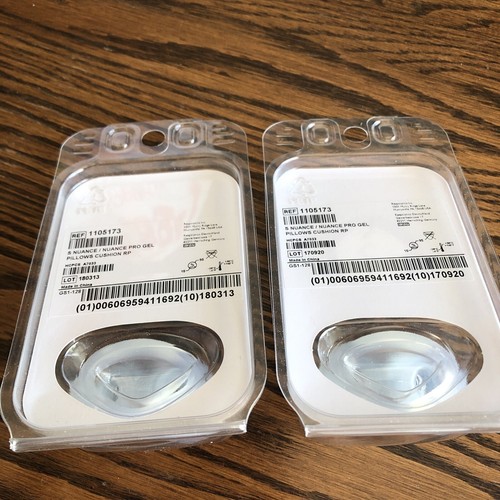 (2) NUOVO Philips Respironics Nuance Pro Gel Cuscino Nasale Cuscino PICCOLO 1105173 - Foto 5 di 7