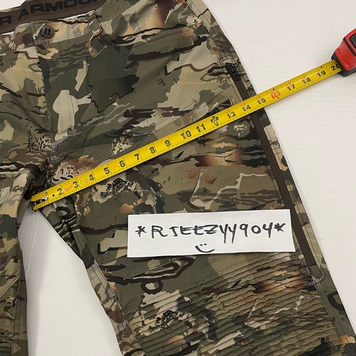 Mens Sz 42x34 Under Armour Storm Ridge Reaper Raider Hunting Forest Camo Pants 2 - Picture 19 of 21
