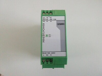 Phoenix Contact Power Supply Mini SYS PS 240AC/24VDC 1,5A 2866983