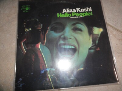 VINYL RECORD LP ALIZA KASHI HELLO PEOPLE LIVE JUBILEE RECORDS JGS 8012