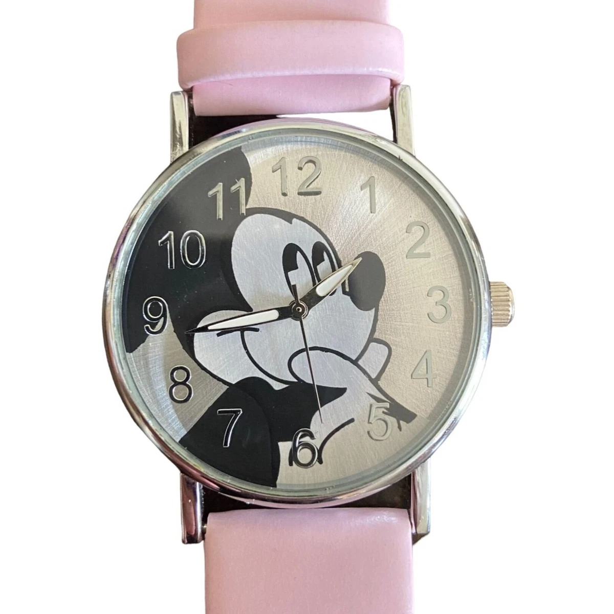 Pink mickey mouse watch hot sale