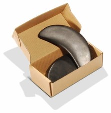 Master Massage Large Crescent Shape 2pcs Hot stone Basalt Rocks Therapy Stone