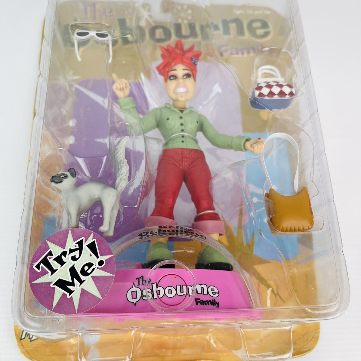 The Osbourne family Kelly Puss Mezco Toyz Talking figure Toy