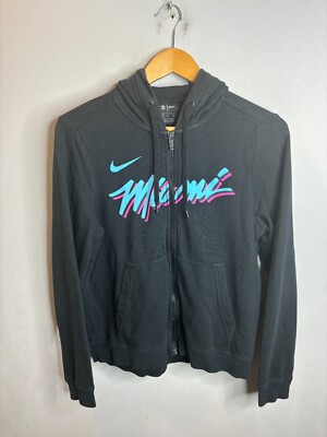 Miami Heat Nike Vice Pullover Hoodie Sweater Women's Size M