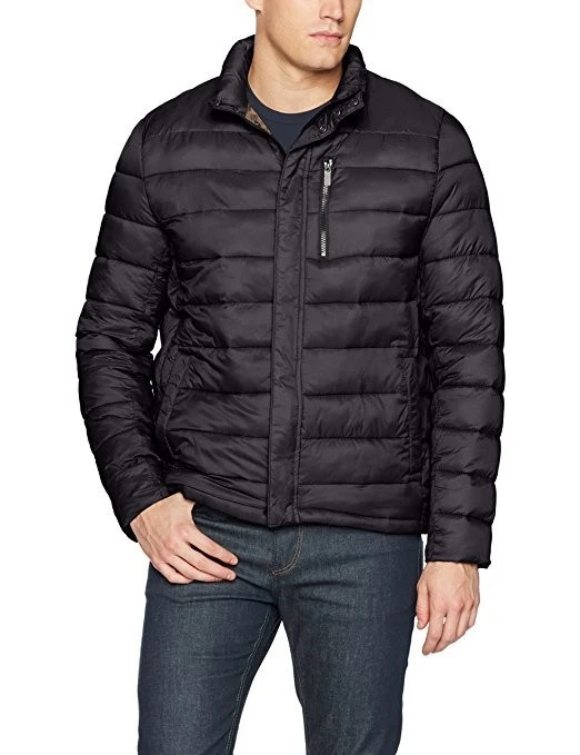Men Black Reaction Kenneth Cole Lightweight Packable Jacket w/ Chest Pocket XL
Opens in a new window