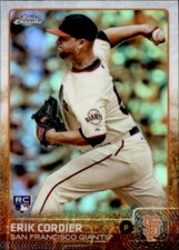 Erik Cordier 2015 Topps Chrome Refractor Rookie Card #145