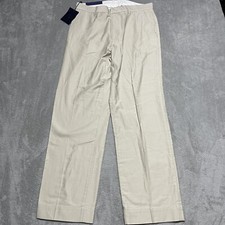 Austin Reed Chino Pants Mens 34X32 Beige Dress Casual Luxury Ottoman Pants