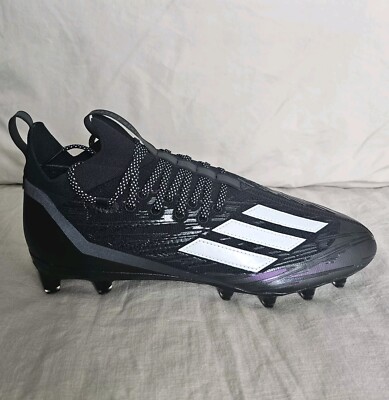 Adidas Adizero Primeknit Black White Football Cleats Men's Size 15 HP8861 New
