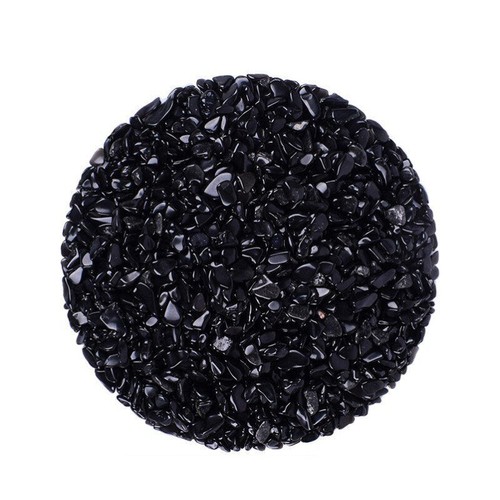 100g/Lot Natural Black Obsidian Quartz Crystal Gravel Specimens Reiki Gemstone - Picture 4 of 10