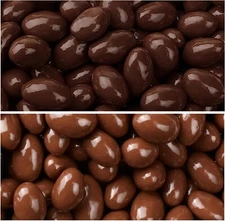 MILK OR DARK CHOCOLATE COVER CALIFONIA ALMONDS - PICK YOUR FLAVOR AND BAG SIZE!!