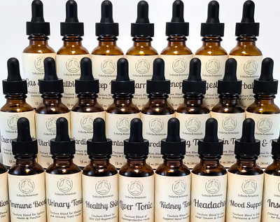 HERBAL TINCTURE BLENDS ~ Botanical Extracts ~ Natural Apothecary ~ Organic Herbs