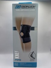 DonJoy Advantage Stabilizing Hinged Knee Wrap, Removable Hinges, Compression S-M