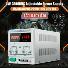 11" Dual LED Precision Variable Adjustable Digital Regulated DC Power Supply New
