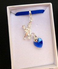 Something Blue Wedding Lucky Chimney Sweep Clip-on Charm for Brides Garter