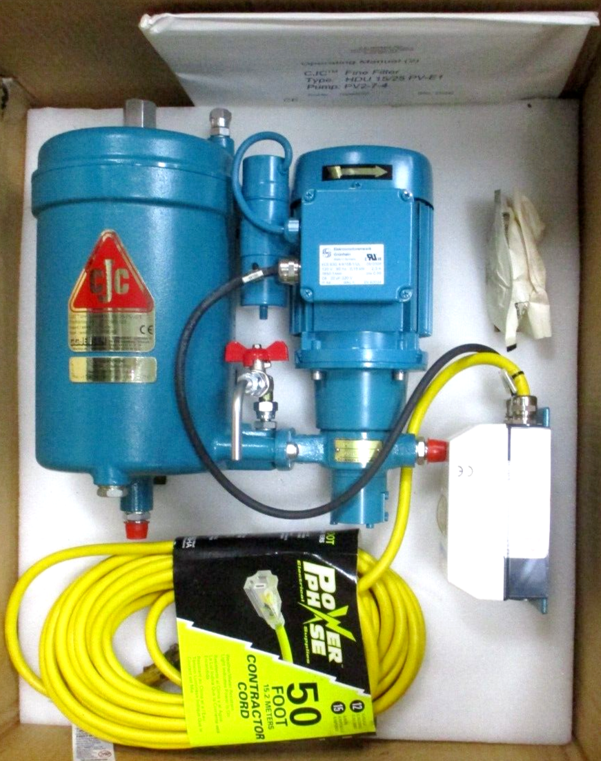 C.C. Jensen CJC Off-Line Fine Filter HDU 15/25 PV-E1 w/ PV2-7-4