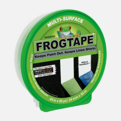 FrogTape PAINTER'S TAPE 0.94'' x 60 yd. Green Multi-Surface Medium Strength NEW!!