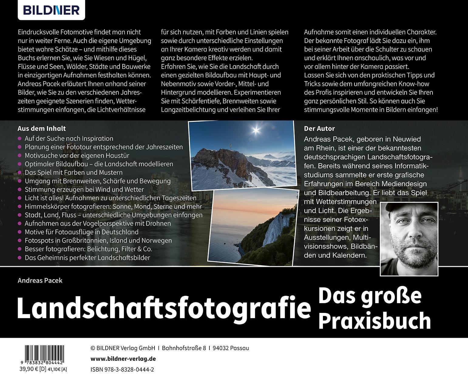 Thumbnail - Pacek Andreas | Landschaftsfotografie - Das Große Praxisbuch | Buch |