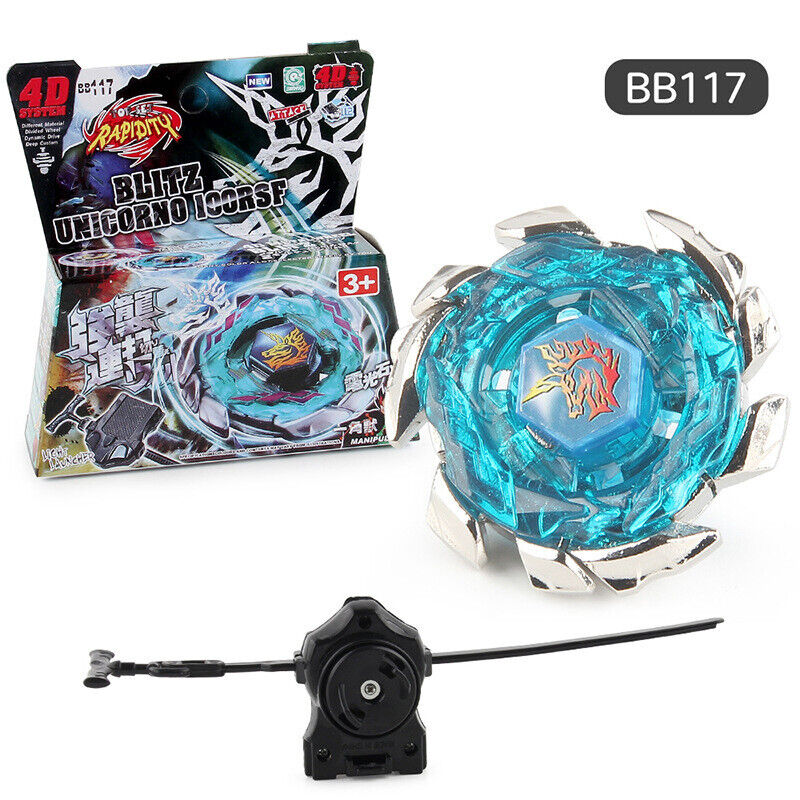 Burst Spinning Top Gyro Toy BB117 Blitz Toy With Launcher eBay