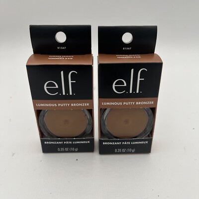 (2) elf Cosmetics Luminous Putty Bronzer - Summer Fridays [Fair to Light/Warm]
