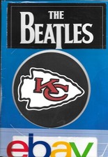 NFL Football-Kansas City Chiefs-(1 RUBBER LOGO )-Brand New-FREE SHIP IN CANADA