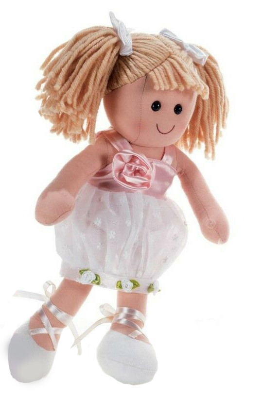 Plush Company 02297 Bambola di Pezza Ballerina Carlina Rag Doll