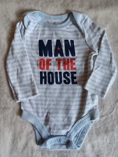 Shirt New Koala Baby Boys Blue White Striped Long Sleeved 3 months