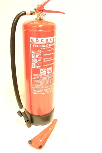 Göckler Feuerlöscher 6 Liter Schaum 27A 233B Werksendkontrolle 2024 Neu MwSt