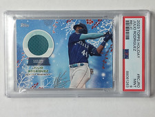 2023 Topps Holiday Relic Julio Rodriguez RC PSA 9 MINT #rcjro mariners