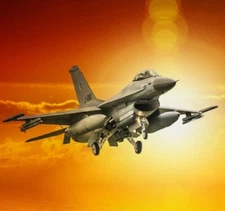 NEW Foust Exclusive - Patriotic - Coming In Hot Quilting Fabric Panel - Jets