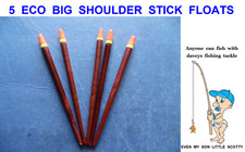 5 ECO BIG STICK SHOULDER FLOATS MATCH FEEDER FLOAT RIVER LAKE CANAL ROD FISHING