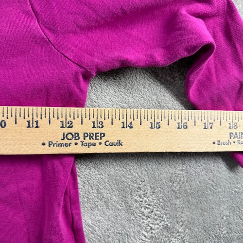 Hanna Andersson Long Sleeve T-Shirt Girls Size 100 Purple Made In Peru - Picture 3 of 6