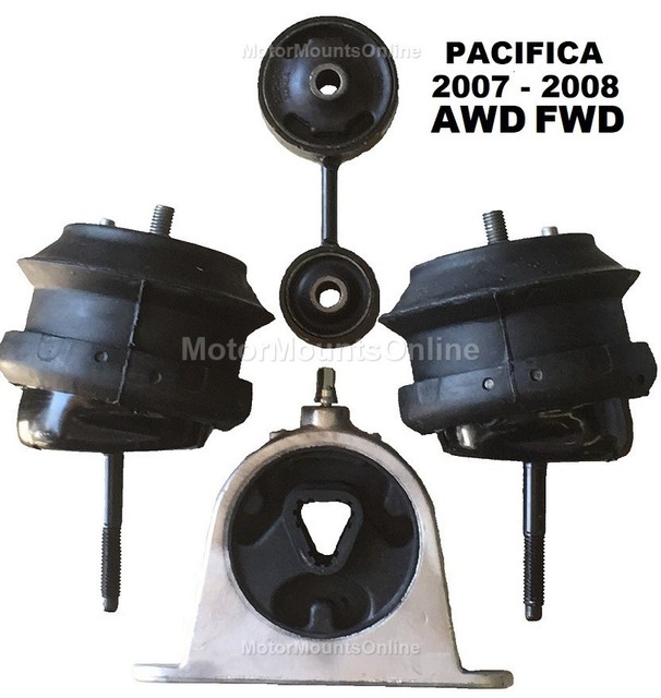 9R1113 4pc Motor Mounts fit FWD AWD 3.8L 4.0L 2007 2008 Chrysler