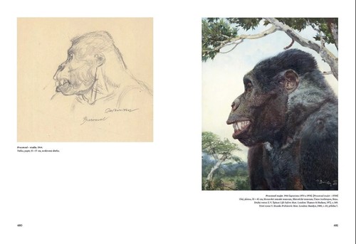 BIG BOOK NEW The prehistoric world of Zdenek Burian part 2 Paleontology Dinosaur - Picture 6 of 12