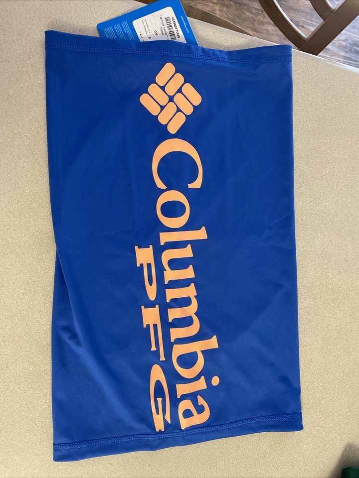 Columbia PFG OmniShade Blue Peach Fishing Neck Gaiter One Size eBay