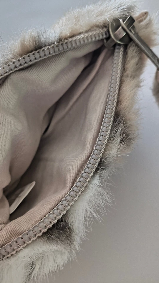 Bolso de Maquillaje Cosmético PB Adolescente Piel Sintética IMPRESIÓN ANIMAL Pom Pom Cremallera Tirador Forrado NUEVO Foto 4 de 4