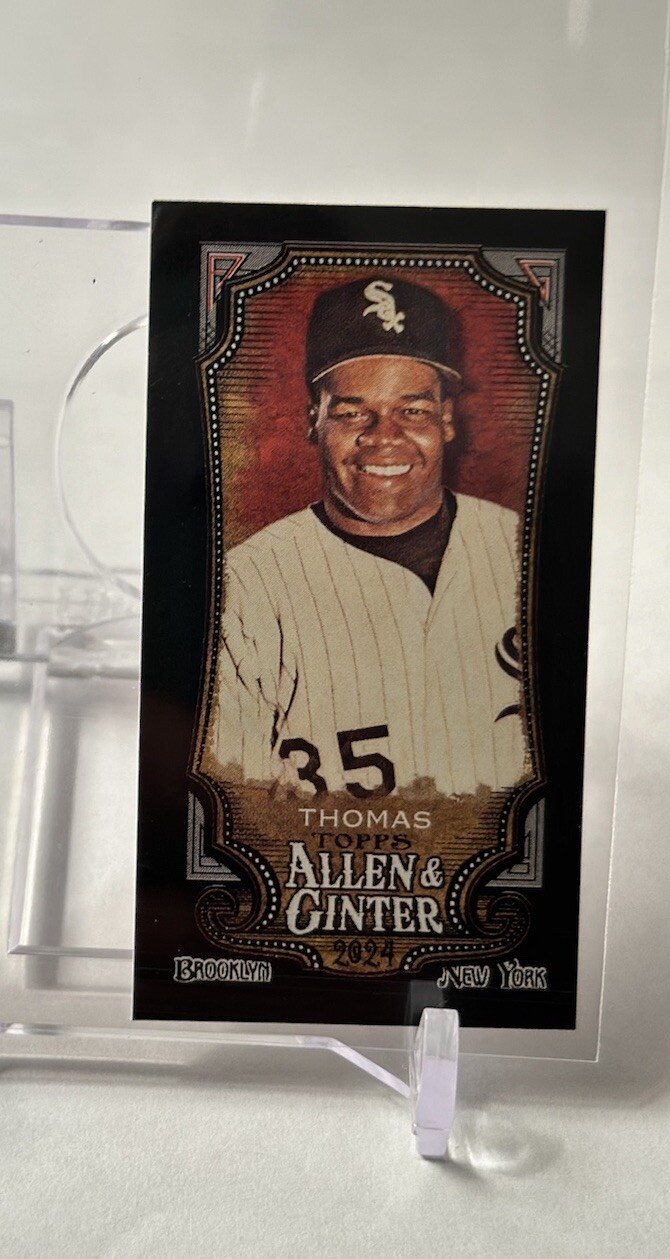 2024 Topps Allen & Ginter - Frank Thomas Black Border Mini - Chicago White Sox