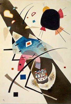 Affiche Originale Vintage 1977 De Wassily Kandinsky - Lithographie - Avec Certificat