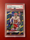 2024 PANINI PRIZM/ PATRICK MAHOMES/ BLUE-YELLOW-GREEN CHOICE PRIZM/ PSA 9