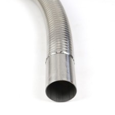 42mm Exhaust Polylock Flexible Pipe W/ COLLARS Universal Quick Repair Tube 750mm